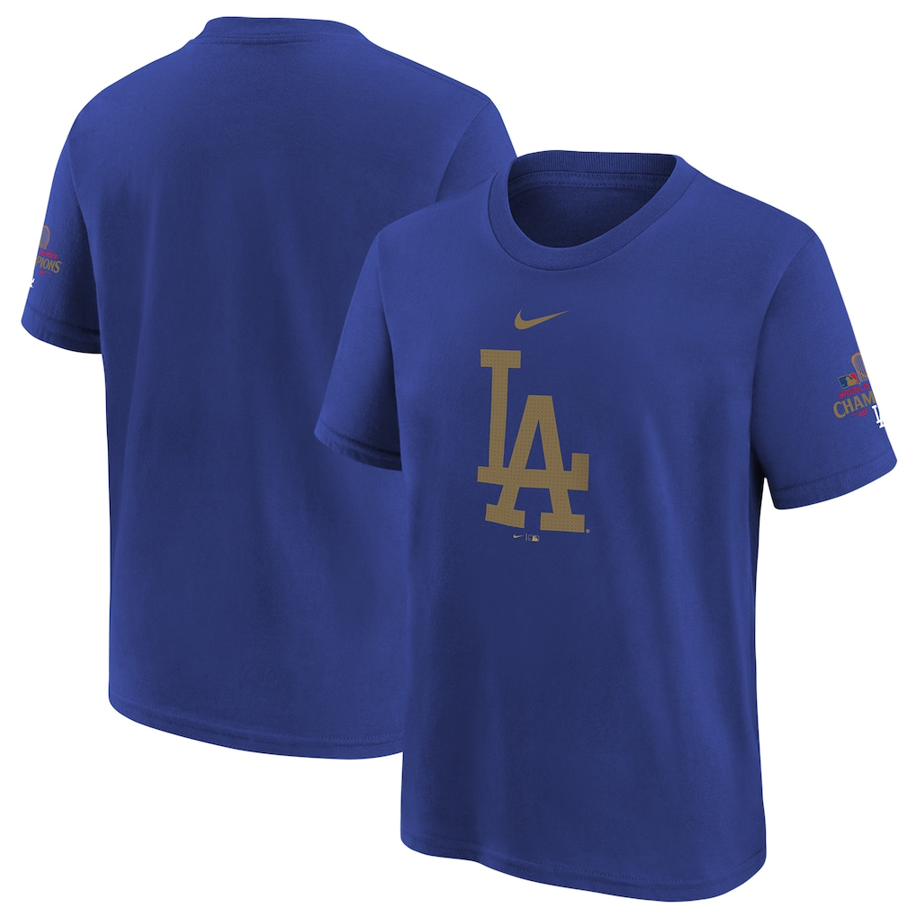 Men Los Angeles Dodgers blank blue MLB 2025 Tshirt style 3